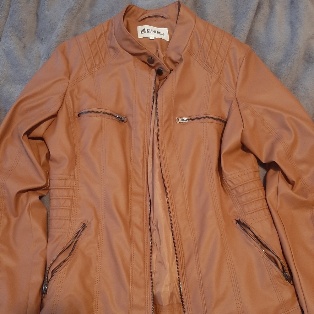 Blivener Faux Leather Jacket (M)